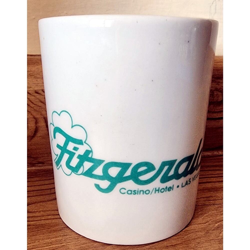 Vintage Fitzgerald's Casino Reno Nevada Coffee Mug Advertising Cup See Pictures